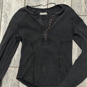 Free People Henley Long Sleeve